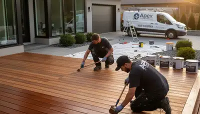 Professional deck staining and wood protection in Long Beach, CA by expert house painters