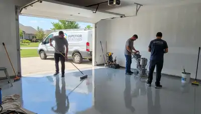 Professional epoxy garage floor coating in Long Beach, CA by local house-painting experts