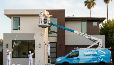 House painting contractor in Long Beach, CA providing residential interior and exterior painting services