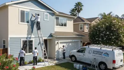 House painting service in Long Beach, CA for residential interior and exterior painting projects
