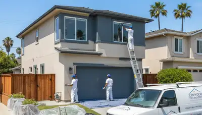 House painters serving Long Beach, CA with professional residential painting services