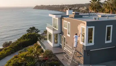 House painting services in Long Beach, CA for residential exterior and interior painting projects