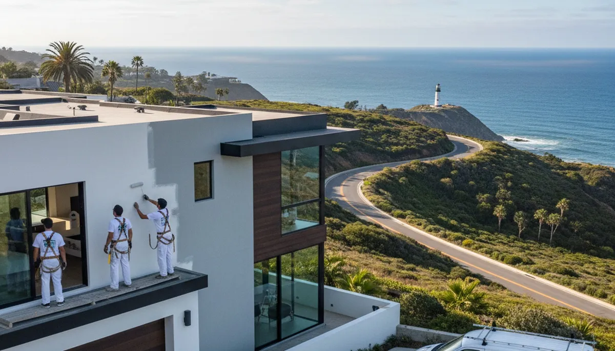 House painting service in Long Beach, CA, for professional interior and exterior home painting