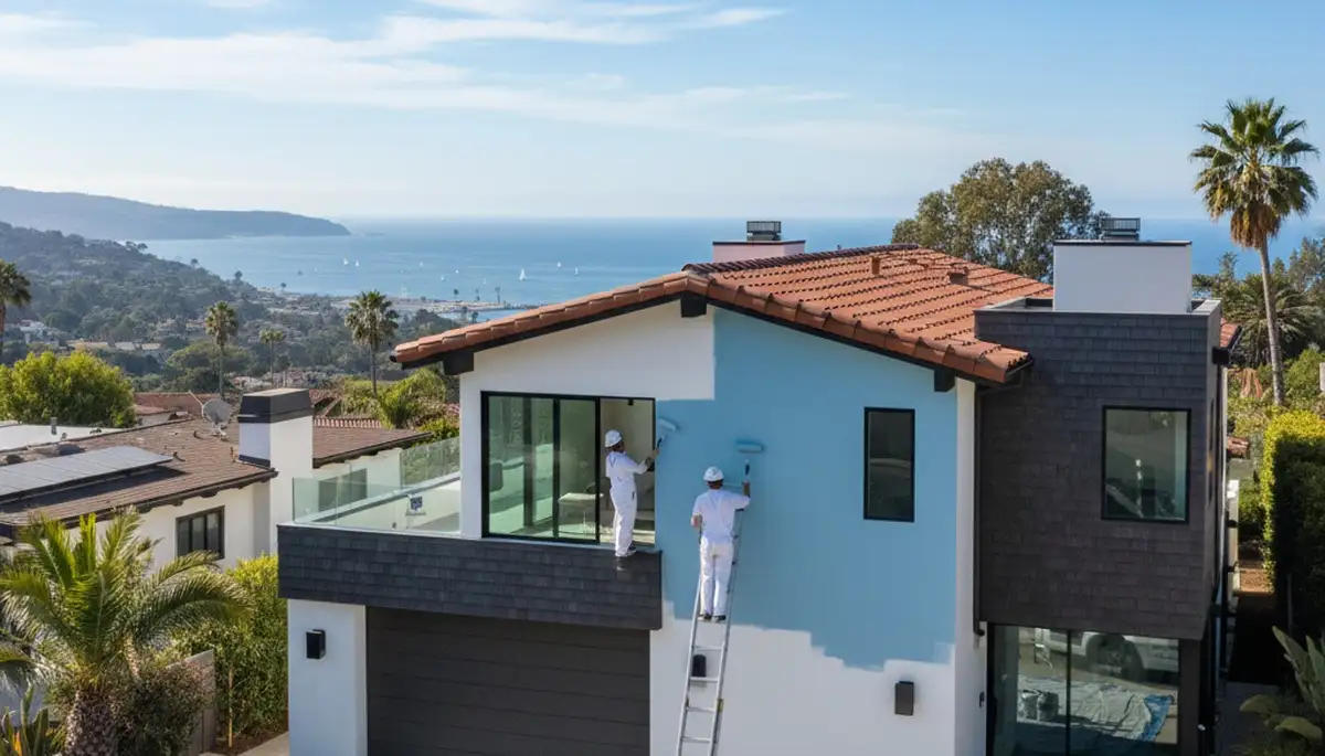 House painting service in Long Beach, CA for interior and exterior home painting projects