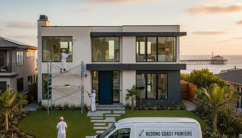 Professional house painting service in Long Beach, CA for exterior and interior homes