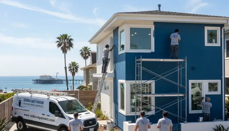 Professional house painting service in Long Beach, CA for residential exterior and interior projects