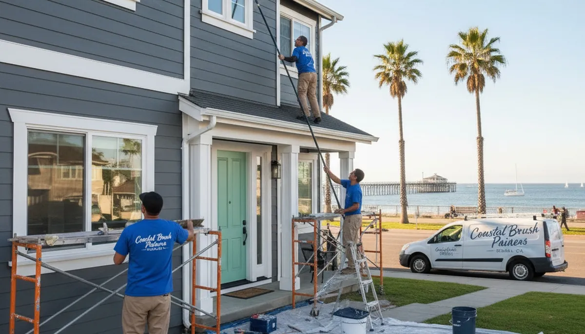 Professional house painting services in Long Beach CA by paintinglongbeachca.com
