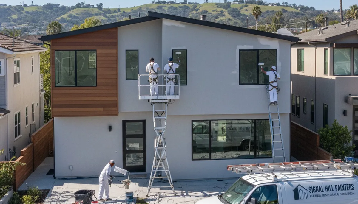 House painting service in Long Beach, CA for residential interior and exterior painting projects