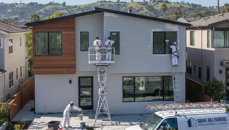 House painting service in Long Beach, CA for residential interior and exterior painting projects