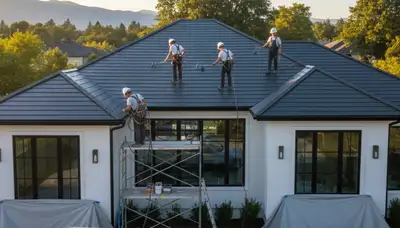 Professional roof painting and coating service in Long Beach, CA for durable weather protection