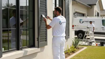 Professional shutter painting service in Long Beach, CA restoring coastal home shutters’ finish