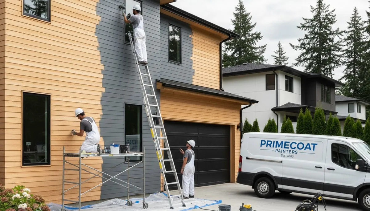 Professional siding painting on coastal home in Long Beach, CA for lasting salt-air protection